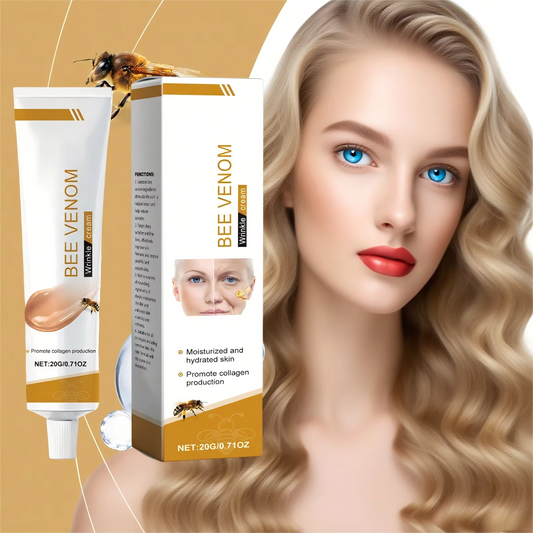 Bee Venom Wrinkle Removal Cream Moisturizing Facial Lifting Anti Sagging Improvement Tighten Skin Repair Care Bee Venom Cream