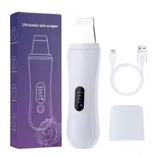 Ultrasonic Skin Scrubber Skin Spatula Ion Deep Face Cleaning